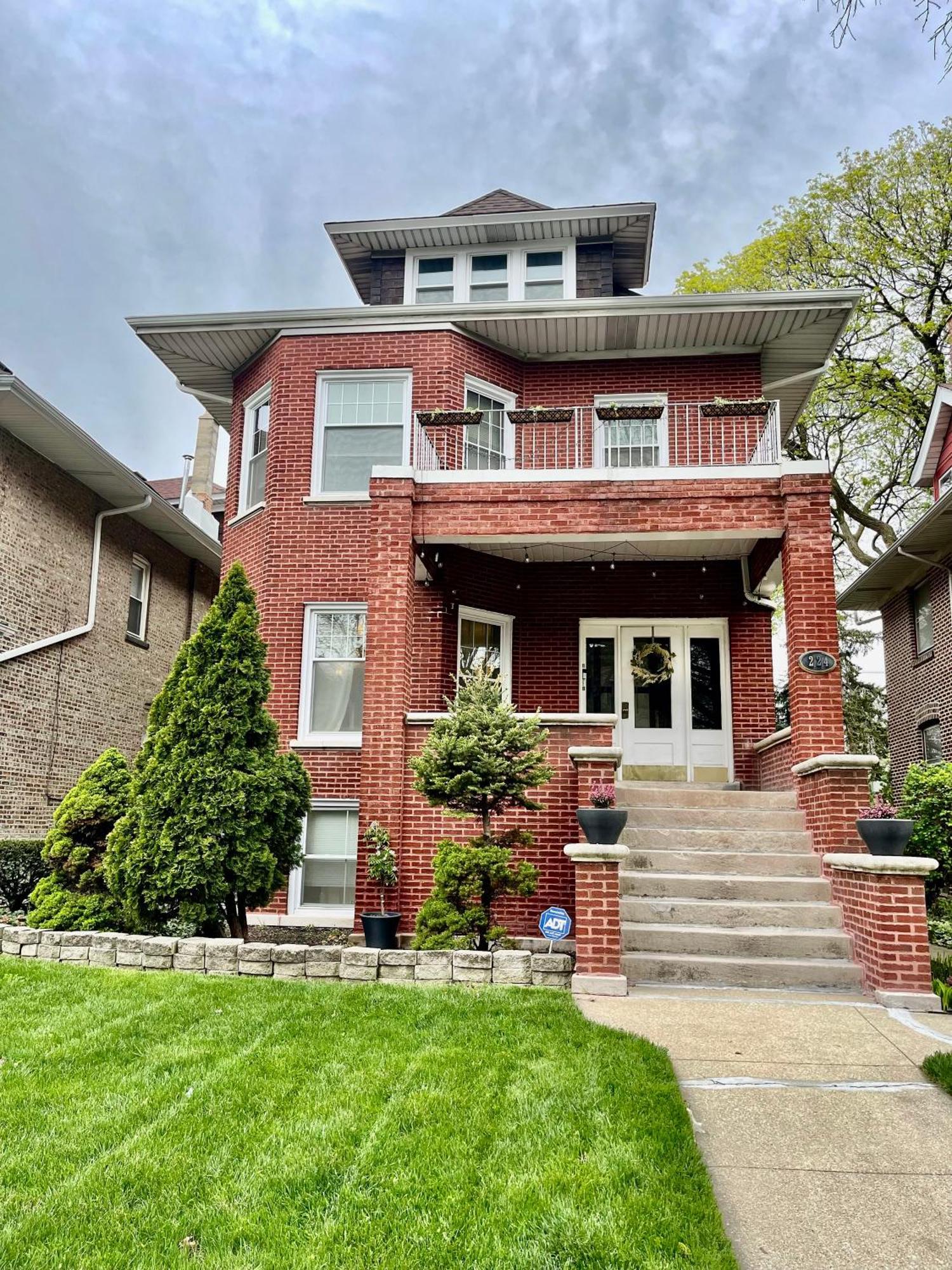 Lovely Vintage Oak Park 3Bd 1Ba Perfectly Located Near Public Transit & Chicago Bagian luar foto